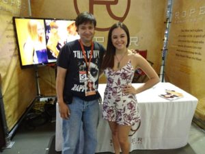 CMAFest allowed me to meet a star of ABC's "The Goldbergs", Hayley Orrantia